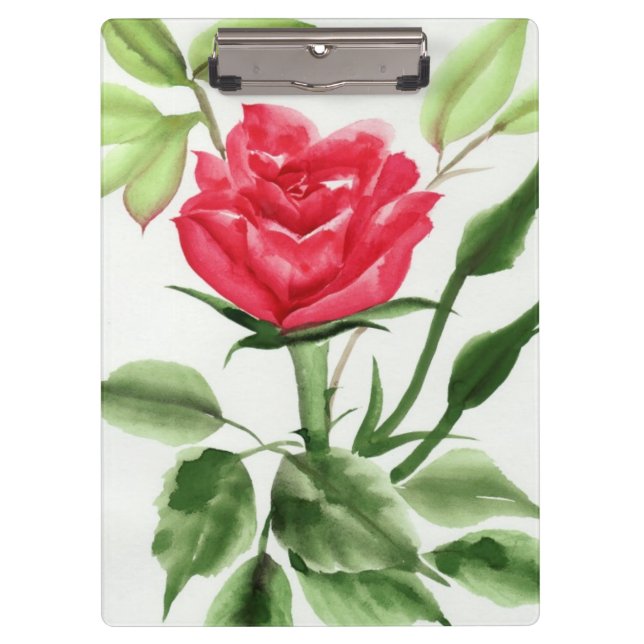 Red Rose Clipboard (Front)