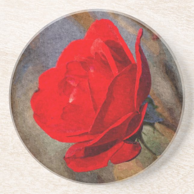 Red Rose Coaster (Front)