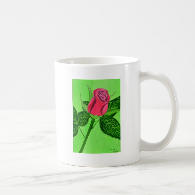Red Rose Coffee Mug (Right)