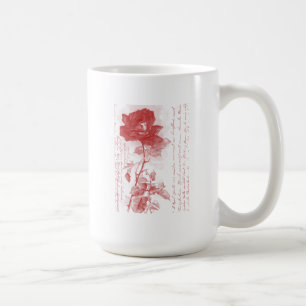 Red Rose Coffee Mug