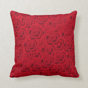Red rose cushion