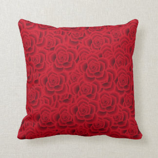 Red rose cushion
