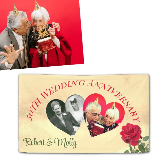 Red Rose custom Anniversary  Banner (Creator Uploaded)