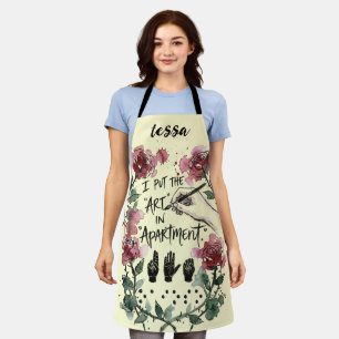 Red Rose Day Apron