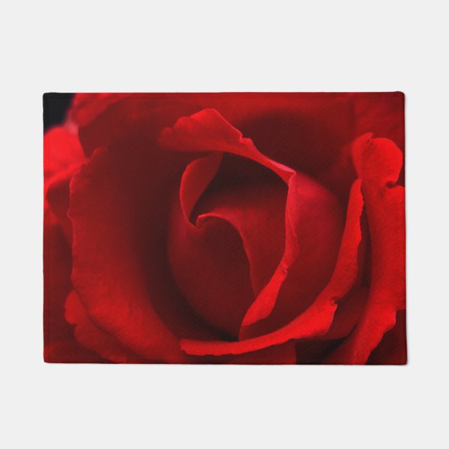 Red Rose dmcna Doormat (Front)