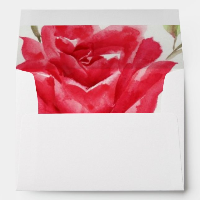 Red Rose Envelope (Back (Bottom))