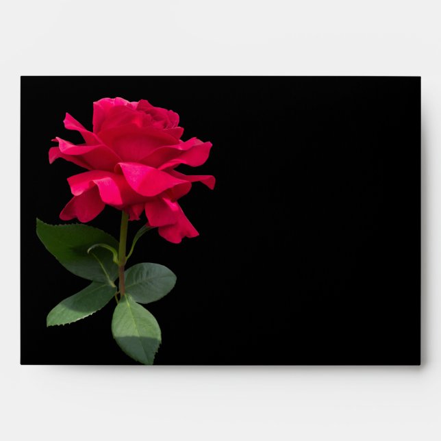 Red rose envelope (Front)