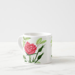 Red Rose Espresso Cup