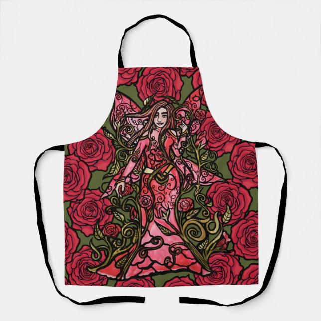 Red Rose Fairy Apron (Front)