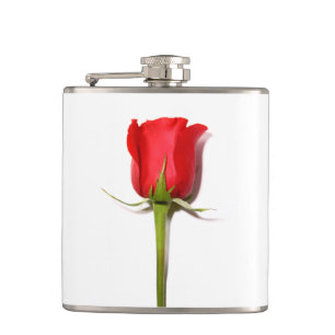 Red Rose Flask