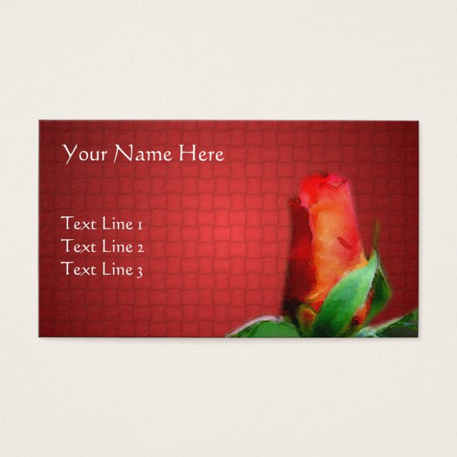 Red Rose Flower Art Nature (Front)