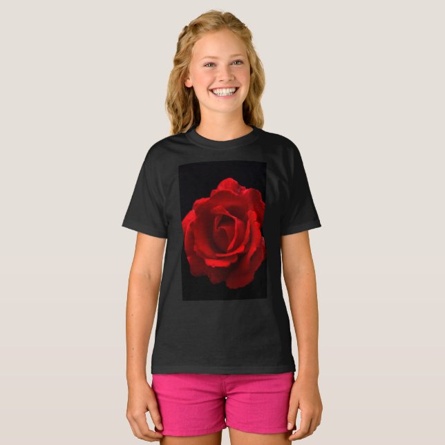 Red Rose gccna T-Shirt (Front Full)