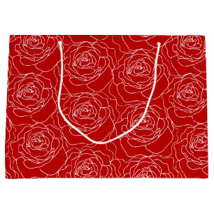 Red Rose Gift Bag (Large)