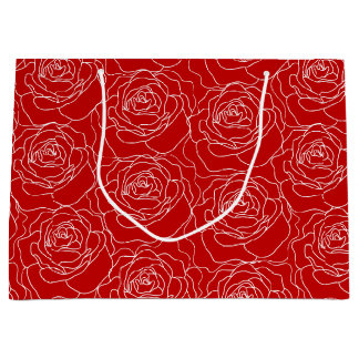 Red Rose Gift Bag (Large)