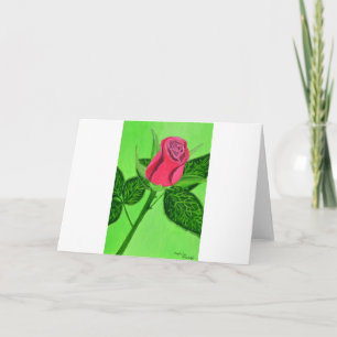 Red Rose Holiday Card