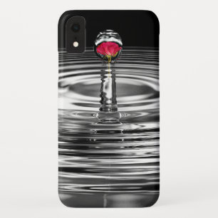 red rose in water droplet Case-Mate iPhone case