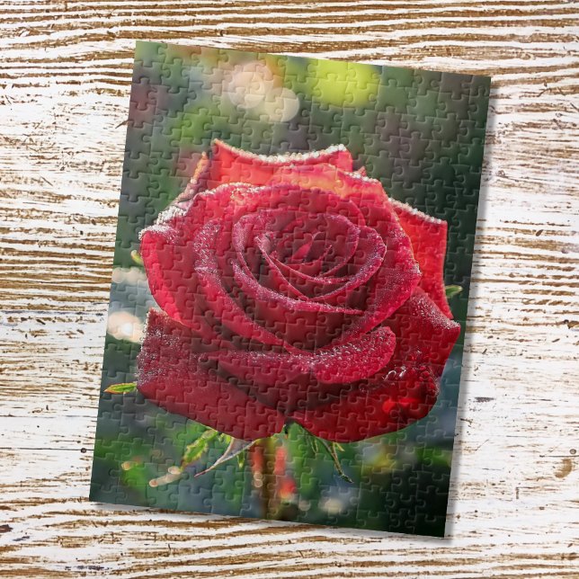 Red rose jigsaw puzzle (Creator Uploaded)