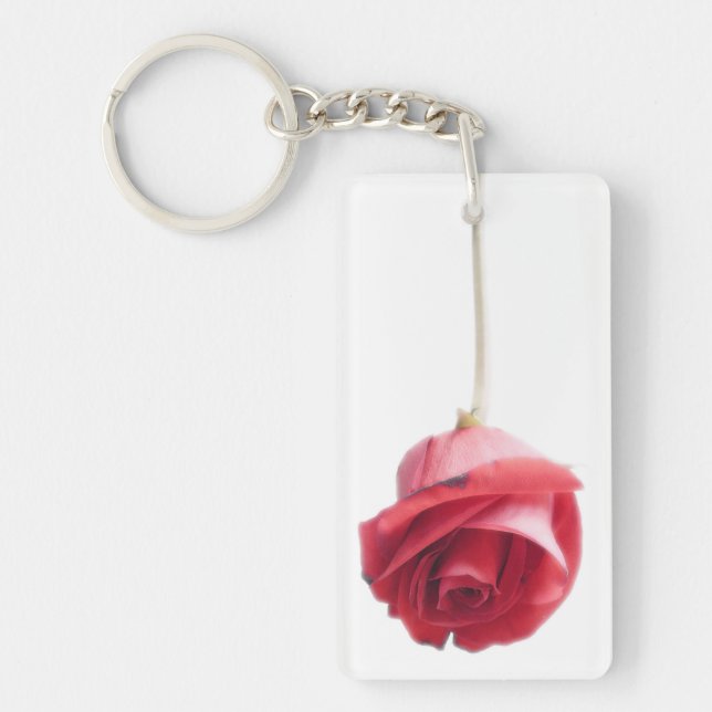 Red Rose Key Ring (Front)