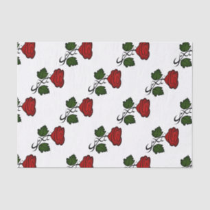 Red Rose Kiss kash002 Tissue Paper