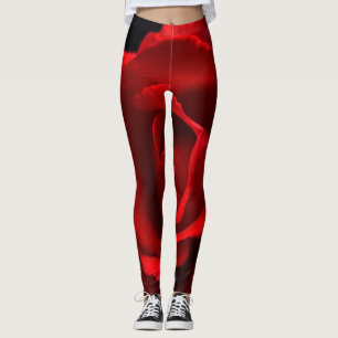 Red Rose lecnm Leggings