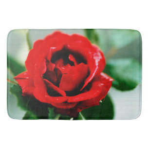 Red Rose Love Bath Mat