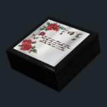 Red Rose Love Prose Gift Box<br><div class="desc">Store your treasures or give a treasure gift box to someone as a beautiful gift.
Choices of wood frames are now available.
Many designs for different occasions are available in my store.</div>