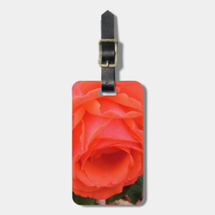 Red Rose Luggage Tag