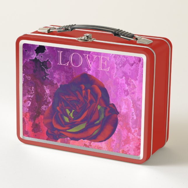 Red Rose Lunch Box (Front)