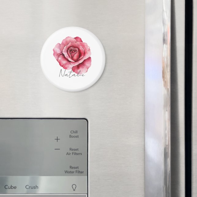 Red Rose Magnet (In Situ (Fridge))