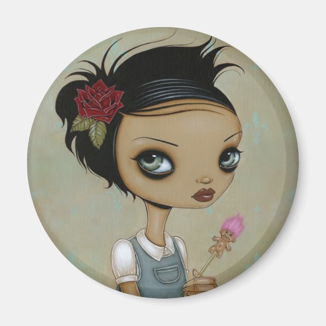 Red Rose Magnet (Front)