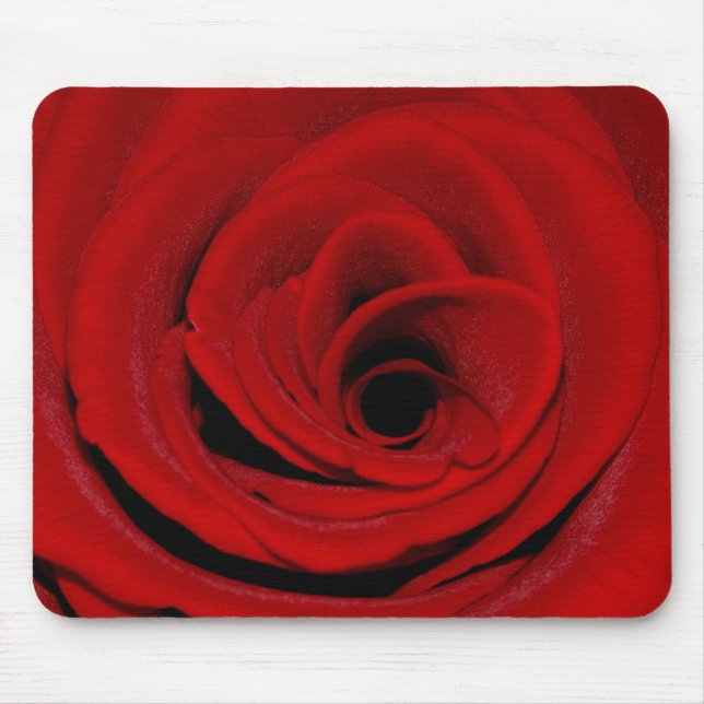Red Rose Mousepad (Front)