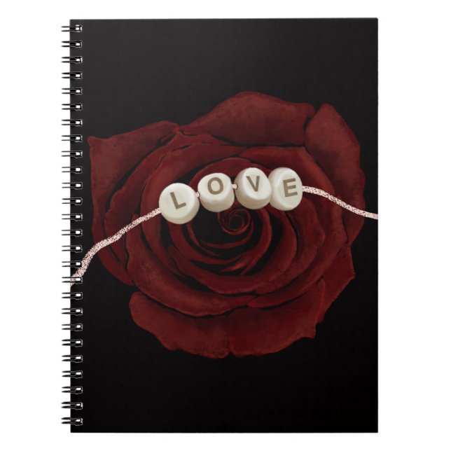 Red Rose Notebook (Front)
