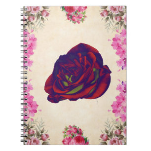 Red Rose Notebook