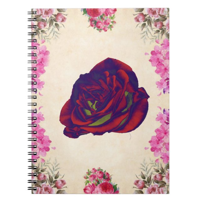 Red Rose Notebook (Front)