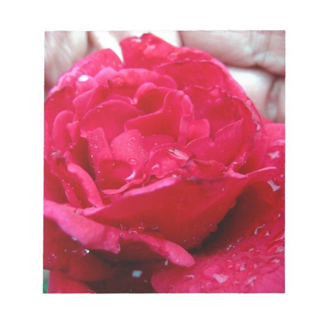 Red Rose Notepad (Front)