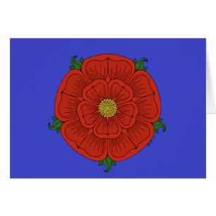 Red Rose of Lancaster Card