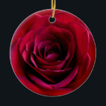 Red Rose Ornament Personalised Rose Decorations<br><div class="desc">Romantic Rose Ornaments Personalised Holiday Red Rose Classic Flower Decorations Your Name Here Wedding Keepsake Customisable Romantic Red Rose Christmas Ornaments, Rose Gifts Hanukkah Neutral Holiday Decorations Rose Ornaments Keepsakes & Gifts for Weddings Anniversary I Love You Any Day Red Rose Decorations for Friend Family Men Women Kids Home &...</div>