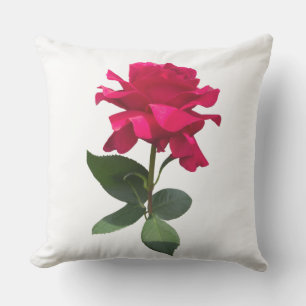 Red rose outdoor cushion