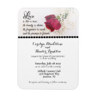 Red Rose & Pearls Wedding