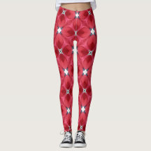 Red Rose Petals Diamond Pattern