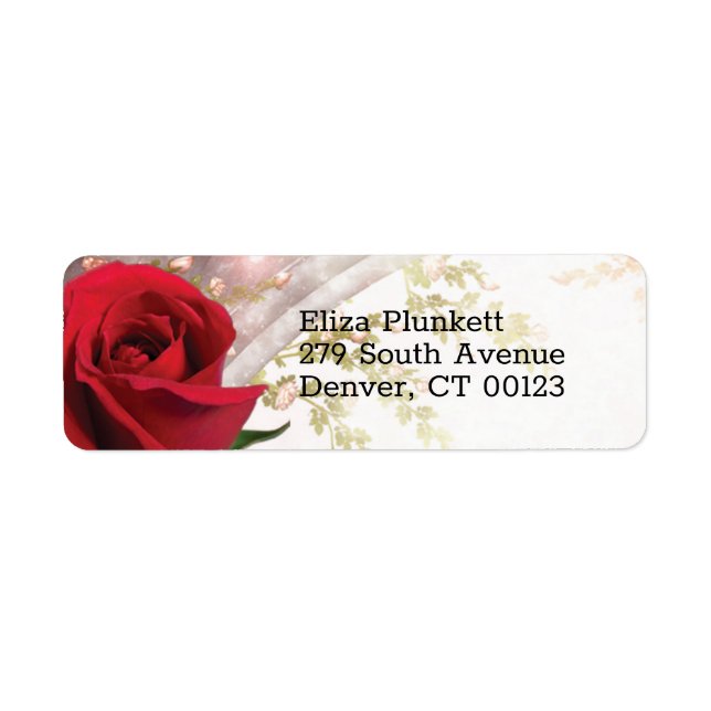 Red Rose Photo Whimsical (Front)