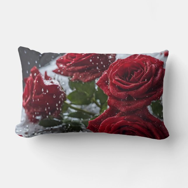 Red Rose Pillow (Front)