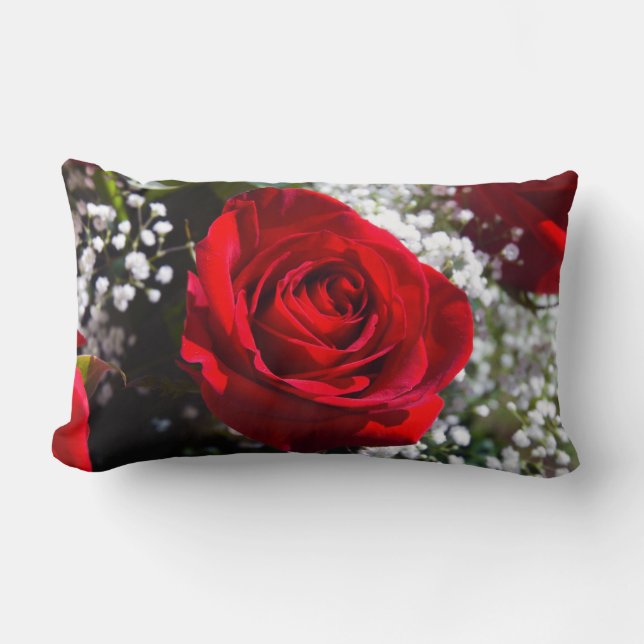 Red Rose Pillow (Front)