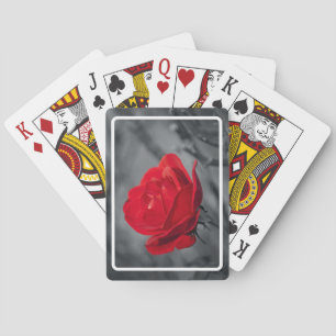 Red Rose Playing Cards