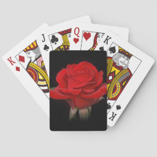 Red Rose Playing Cards