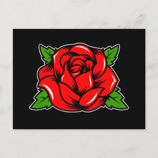 Red Rose Postcard