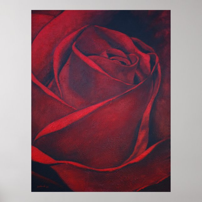 Red Rose Poster (Front)