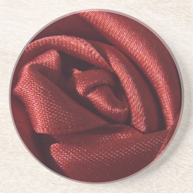 Red Rose Romantic Coaster (Front)