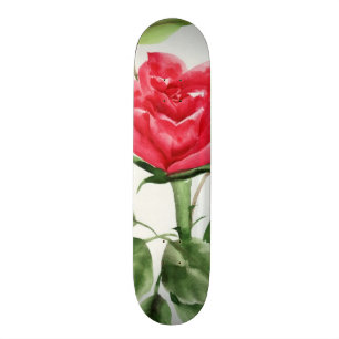 Red Rose Skateboard