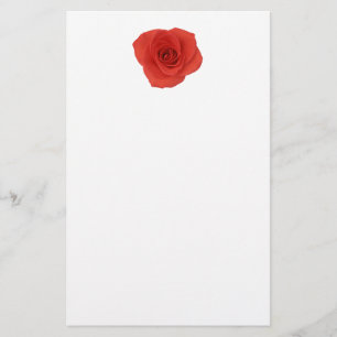 Red Rose Stationery